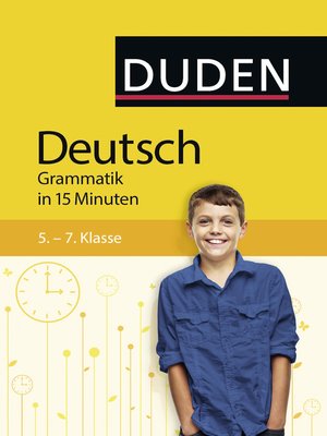 cover image of Deutsch in 15 Minuten--Grammatik 5.-7. Klasse